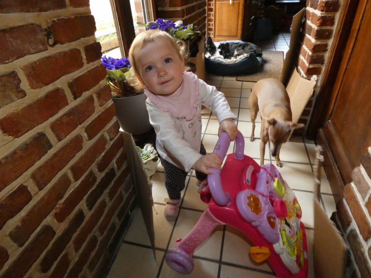 mamie je veux marcher  j y arriverais lollll